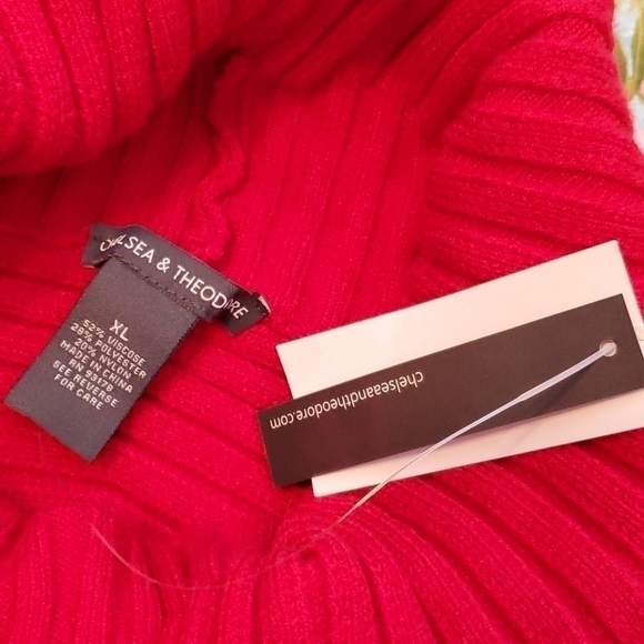 NWT Chelsea&Theodore knit turtleneck sweater - Picture 8 of 10